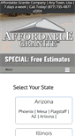 Mobile Screenshot of affordablegranite.co